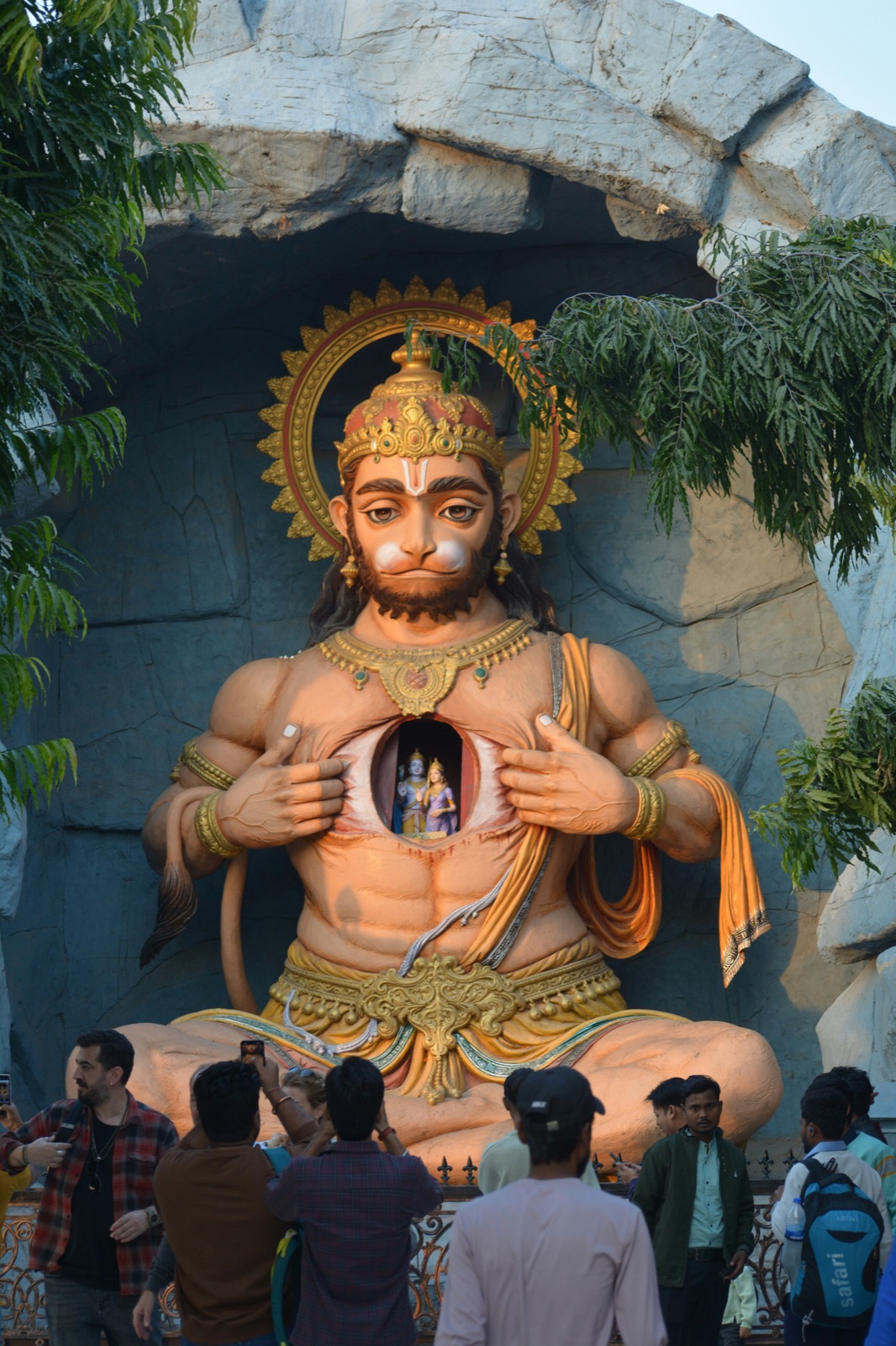 Statue of Hanuman in Rishikesh